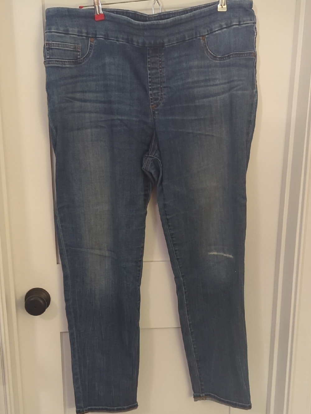 Blue Stretch Denim Skinny Jeans
